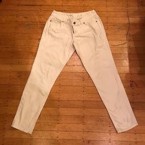 Cream colored jeans, regular fit (4)